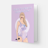 Birthday Era - Carte de vœux Taylor Swift: Simple