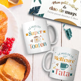 Coffret duo Mug Tonton + Tata Paillettes