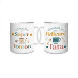 Coffret duo Mug Tonton + Tata Paillettes