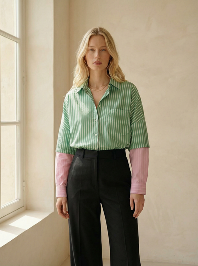 Chemise à Rayures Léonie