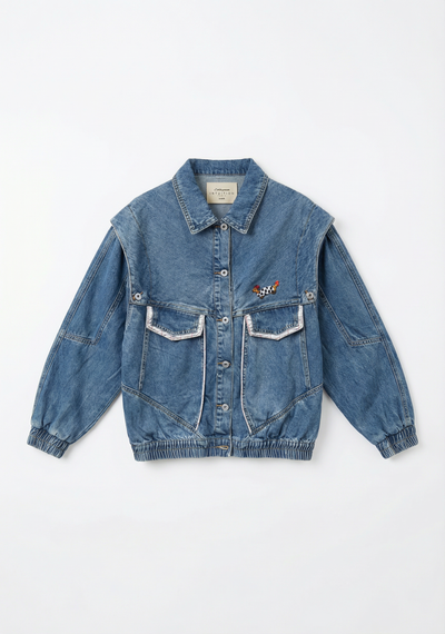 Veste en Jeans Bella avec Teckel