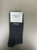 Chaussettes lurex mots TÊTUE