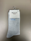 Chaussettes lurex mots TÊTUE