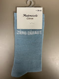 Chaussettes lurex mots ZÉRO DÉFAUT