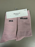 Chaussettes lurex mot DIVA RÂLEUSE
