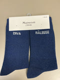 Chaussettes lurex mot DIVA RÂLEUSE