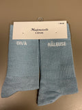 Chaussettes lurex mot DIVA RÂLEUSE