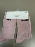 Chaussettes lurex mot ANTI CONASSE