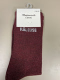 Chaussettes lurex mot RÂLEUSE