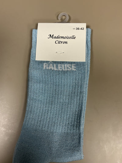 Chaussettes lurex mot RÂLEUSE