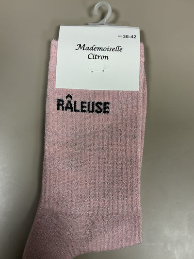 Chaussettes lurex mot RÂLEUSE