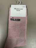 Chaussettes lurex mot RÂLEUSE