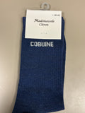 Chaussettes lurex mot COQUINE