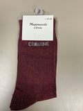 Chaussettes lurex mot COQUINE