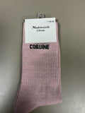 Chaussettes lurex mot COQUINE
