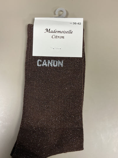Chaussettes lurex mot CANON