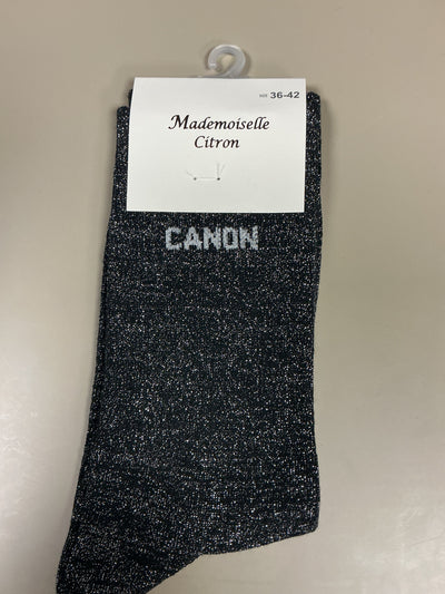 Chaussettes lurex mot CANON