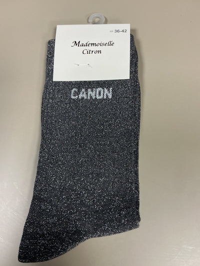 Chaussettes lurex mot CANON