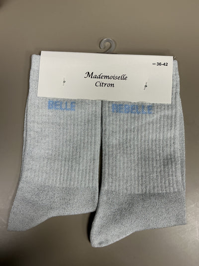 Chaussettes lurex mot BELLE REBELLE