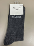 Chaussettes lurex mot REVEUSE
