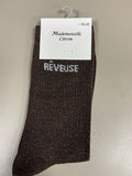 Chaussettes lurex mot REVEUSE