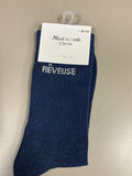 Chaussettes lurex mot REVEUSE