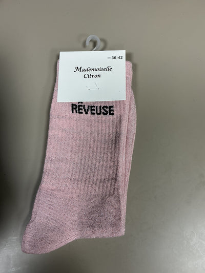 Chaussettes lurex mot REVEUSE
