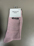 Chaussettes lurex mot REVEUSE