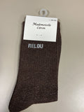 Chaussettes lurex mot RELOU