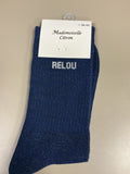Chaussettes lurex mot RELOU