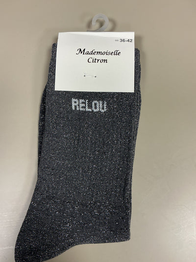 Chaussettes lurex mot RELOU