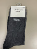 Chaussettes lurex mot RELOU