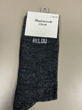 Chaussettes lurex mot RELOU