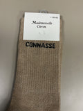 Chaussettes lurex mot CONNASSE