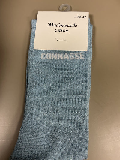 Chaussettes lurex mot CONNASSE