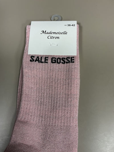 Chaussettes lurex mot SALE GOSSE