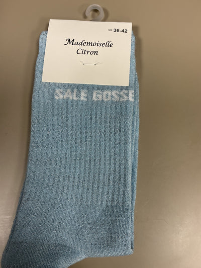 Chaussettes lurex mot SALE GOSSE