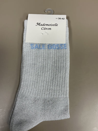 Chaussettes lurex mot SALE GOSSE