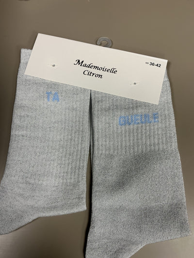 Chaussettes lurex mot TA GUEULE
