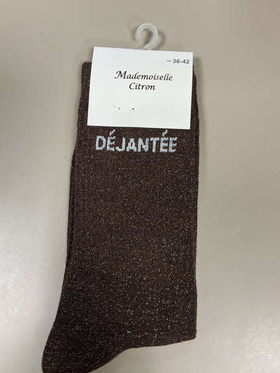 Chaussettes mot DÉJANTÉE