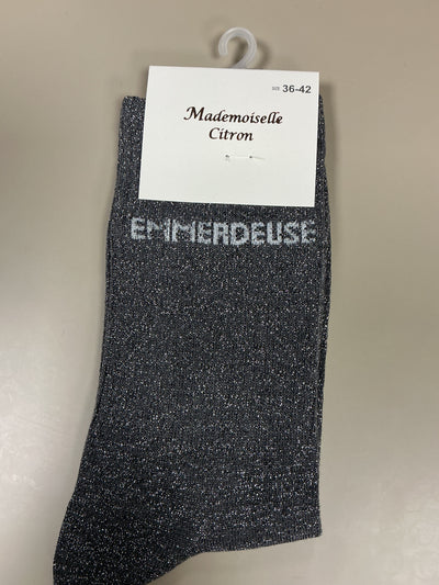 Chaussettes mot EMMERDEUSE