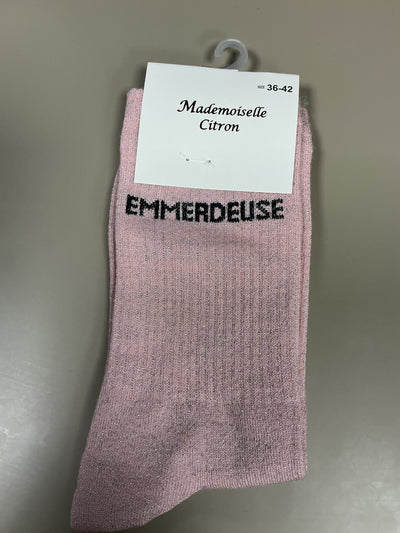 Chaussettes mot EMMERDEUSE