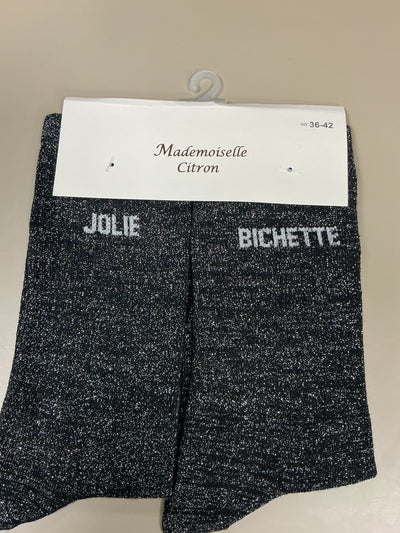 Chaussettes mots JOLIE BICHETTE