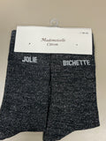 Chaussettes mots JOLIE BICHETTE