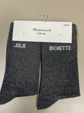 Chaussettes mots JOLIE BICHETTE