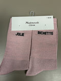 Chaussettes mots JOLIE BICHETTE