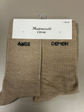 Chaussettes mots ANGE DÉMON
