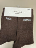 Chaussettes mots ANGE DÉMON
