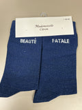 Chaussettes mots BEAUTÉ FATALE