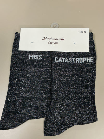 Chaussettes mots MISS CATASTROPHE